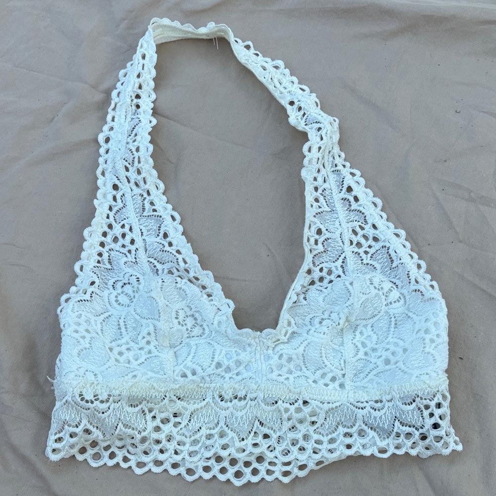 Aerie Cream Lace Bandeau
